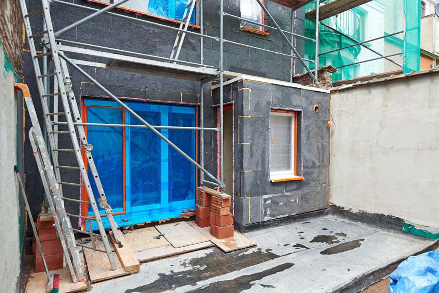 isolation thermique extérieure travaux