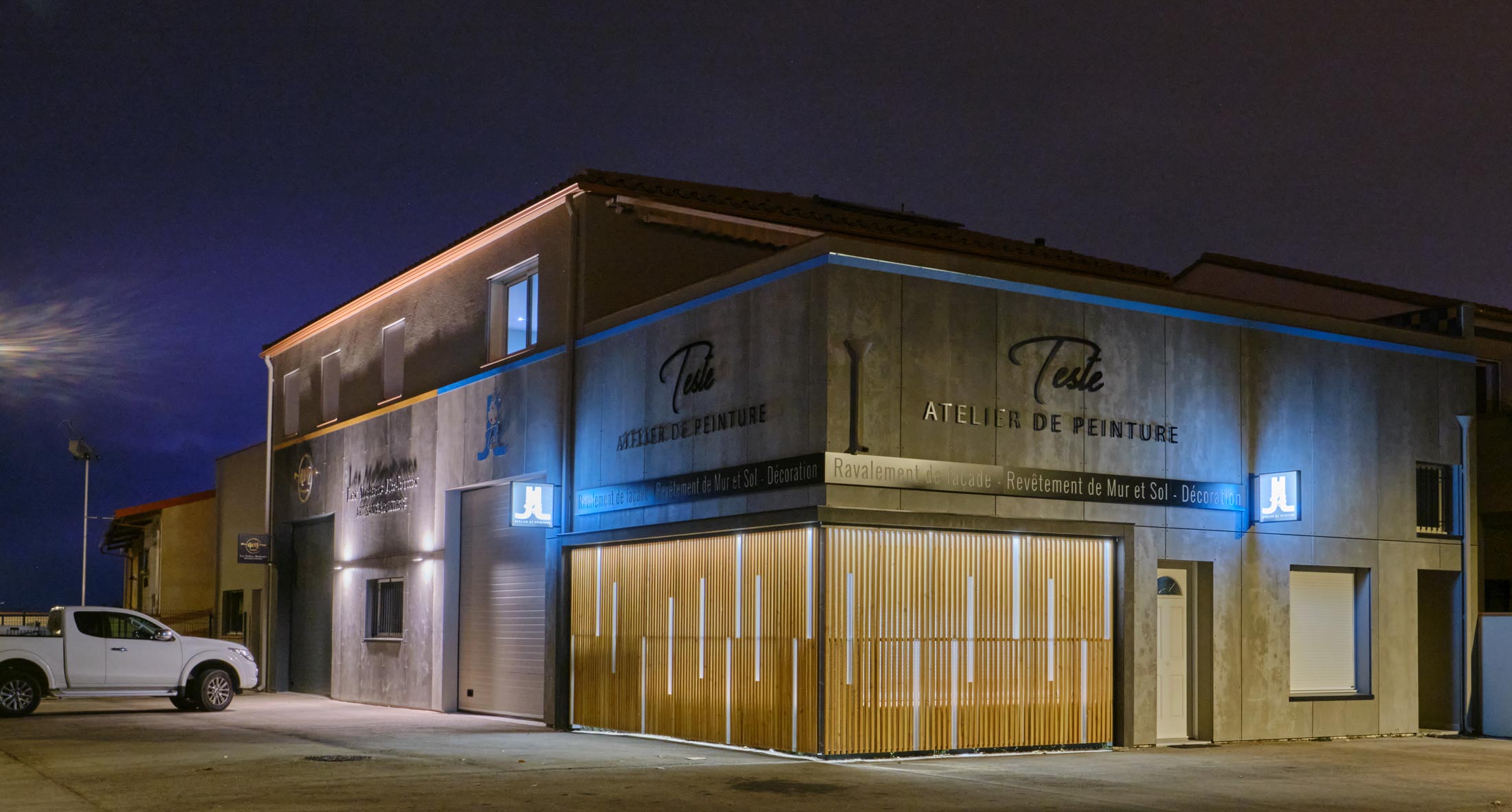 bureaux teste peinture